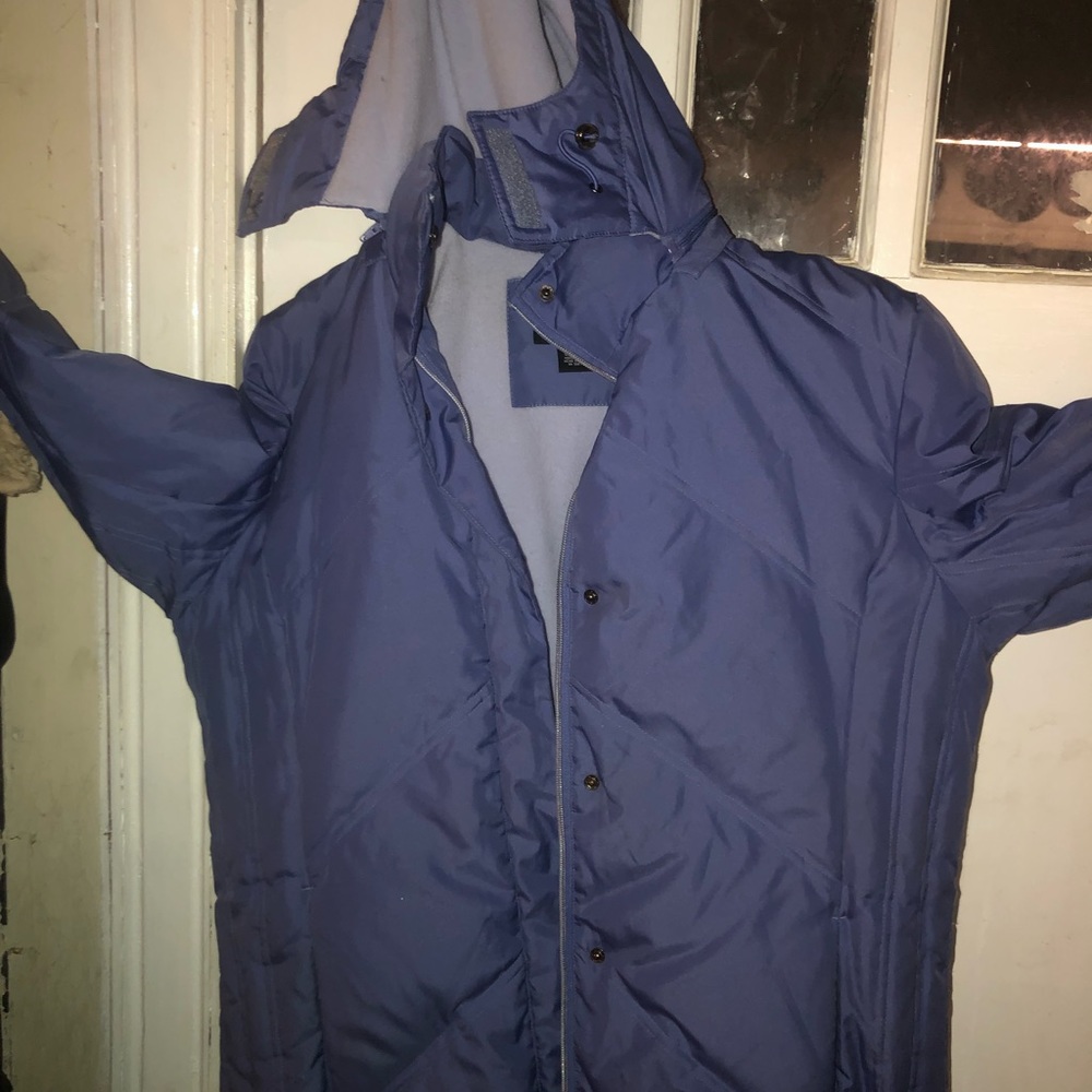 Vintage Ladies Parka/Coat periwinkle Large never worn Made for SNOW